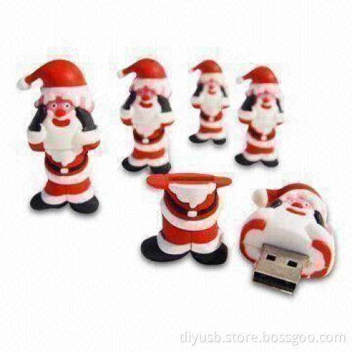 Christmas USB Flash Drive with up to 16GB Capacity, 13Mbps Reading Speed and Lifetime Warranty